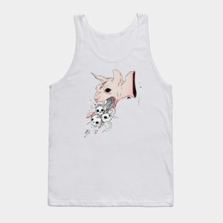 Sphynx Cat With Skulls Tank Top